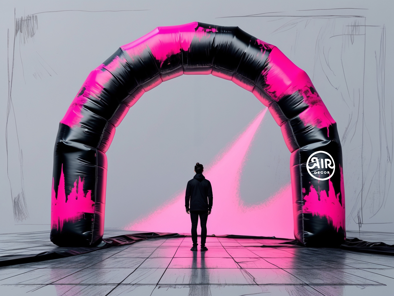 advertising sheets semicircular