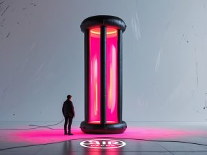 Werbesäulen in Sonderform